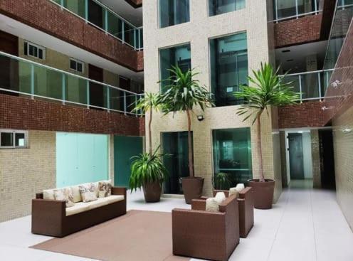 Confortavel Flat Com Piscina De Borda Infinita Na Cobertura Кабеделу Экстерьер фото