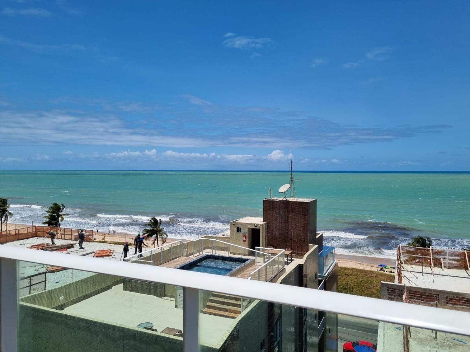 Confortavel Flat Com Piscina De Borda Infinita Na Cobertura Кабеделу Экстерьер фото