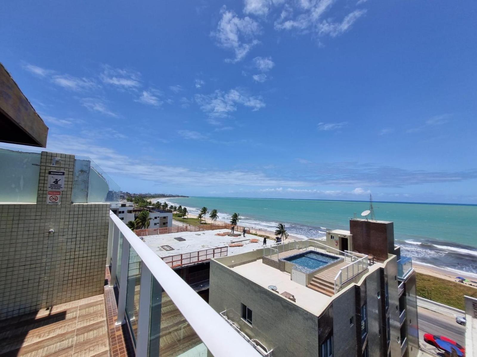 Confortavel Flat Com Piscina De Borda Infinita Na Cobertura Кабеделу Экстерьер фото