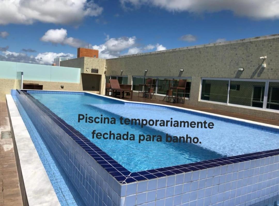 Confortavel Flat Com Piscina De Borda Infinita Na Cobertura Кабеделу Экстерьер фото